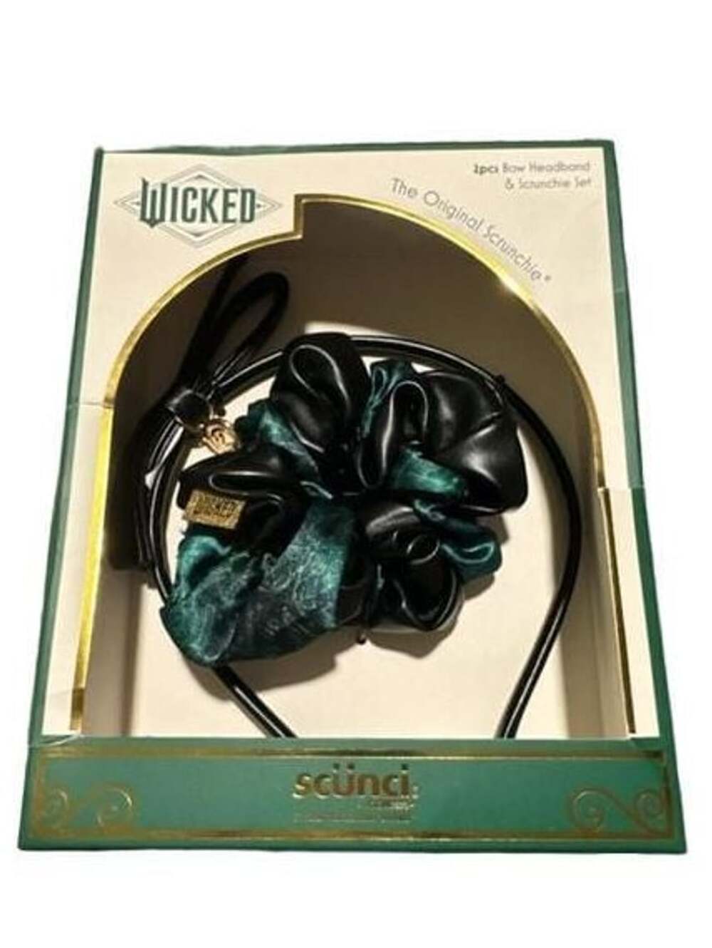 Scunci Wicked Bow Headband & Scrunchie Set